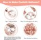 Rose Gold Birthday Decorations for Women and Girls, Rose Gold Party Decorations Set,Happy Birthday Banner, Metallic Rose Gold Confetti Balloons, Foil Balloons